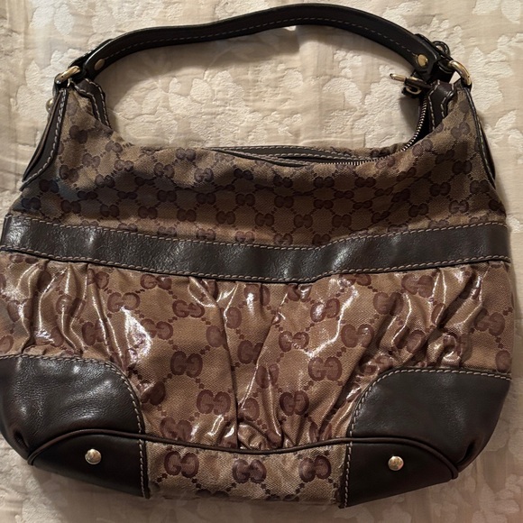 Authentic Gucci Shoulder Bag Purchased from poshmark and never carried. - Picture 2 of 11